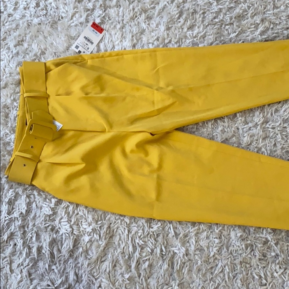Yellow trousers